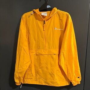 Champion Yellow Windbreaker Jacket